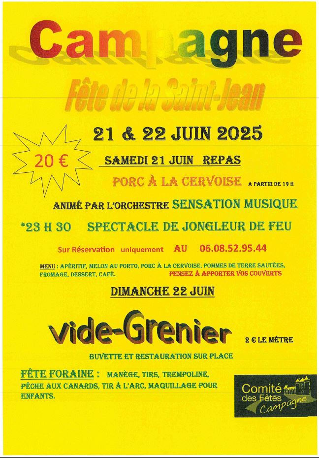 Fête de la Saint Jean 2025